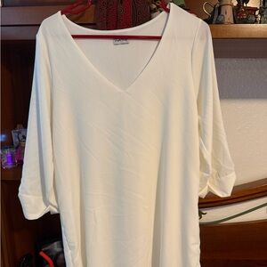 Brigitte Bailey White Mid Length Dress